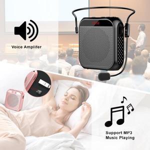 다기능 휴대용 앰프 개인 음성 스피커 마이크 디스플레이 교사 발표용 8W 2200mAh