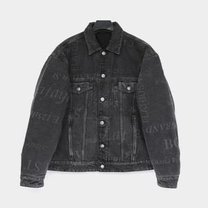 마틴로즈 콜라보 리버시블 트러커 워시드 남성 자켓 FW24J25 WASHD BLACK