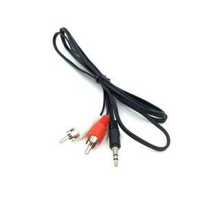 거치형 자동차 모니터 스테레오 보조 케이블 2 - 3.5mm 수 Rca 노트북 TV 스피커 에 적합 1.5 ml