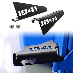 랭글러 JK JKU JLU 4XE 2007-2024, 1941 스타일의 견고한 강철을 위한 BZSY 도어 풋레스트 페그 페달 앞발