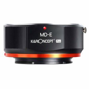 소니 호환 A6000 A6400 A7II A7100 A7RIII용 매팅 바니시 디자인이 적용된 미놀타 MD MC 마운트 렌즈와 NEX E 미러리스 카메라용 K&F 컨셉 TO 렌즈 어댑터