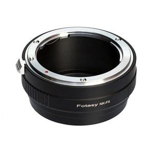 FOTASY COPPER NIKKOR LENS TO FUJI X ADAPTER, NK F MOUNT COMPATIBLE WITH FUJIFILM PRO1 PRO2 PRO3 E2 E3 A10 T1 T2 T3 T4 T10 T20 T30 T30II T100 H1