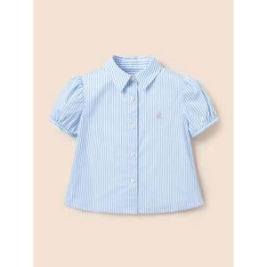 [BEANPOLE KIDS] 여아 면 스트라이프 블라우스  스카이 블루 (BI4365G01Q)