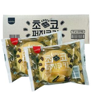 삼립 초코퍼지쿠키 70g 1박스 (20개입) 2개