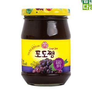 오뚜기 포도쨈 500g X 3개 오뚜기 포도잼 오뚜기잼 포도쨈 과일잼