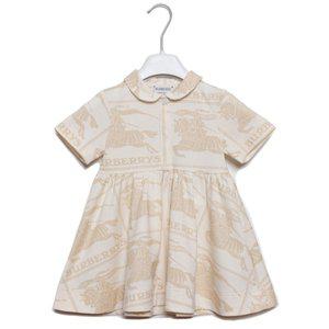 [부산점][버버리][버버리] 24SS EKD 프린트 원피스 (8078492 PALE CREAM 24S)