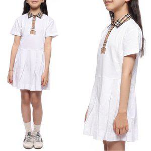 [부산점][버버리][버버리] 23SS 빈티지 체크 피케 원피스 (8053562 WHITE 23S)