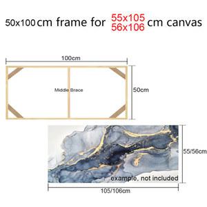 액자 50x100cm 캔버스 프레임 나무 사진 유화 다이아몬드 그림 장식