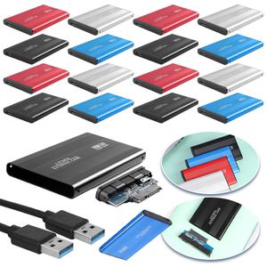 알루미늄 합금 외장 인클로저 3TB USB 3.0 5Gbps 하드디스크 2.5 인치 SATA HDD SSD 모바일 케이스 노트북
