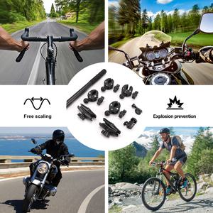 Insta360 One X2 X3 오토바이 자전거 파노라마 셀카 스틱 Gopro 액세서리 용 모노 포드 마운트 핸들 바 브
