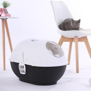 [ME85MLM0_52CM]배변판 캡슐 고양이 화장실CF-S11(블랙)