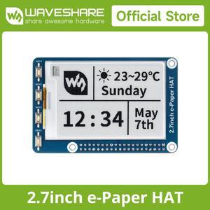 Waveshare 전자 잉크 디스플레이 HAT 라즈베리 파이 2B 3B 3B  제로 제로 블랙 화이트 SPI 인터페이스 초저