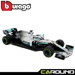 브라고 1:43 메르세데스 AMG 페트로나스 2019 F1 머신 W10 No.44 루이스 해밀턴 다이캐스트