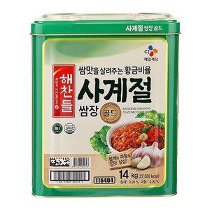 [기타]해찬들 사계절 쌈장(골드) 14KG (WFH9PII)
