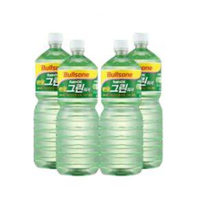 [불스원] 레인OK 에탄올 그린 워셔액 1800ml 2개+2개