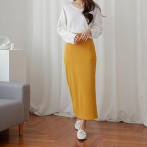 빅사이즈 504 라인커버골지롱스커트 DLDE001