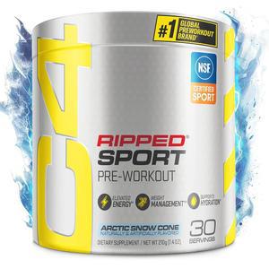 Cellucor C4 립 스포츠 프리 워크아웃 파우더 아틱 스노 콘 30회 분