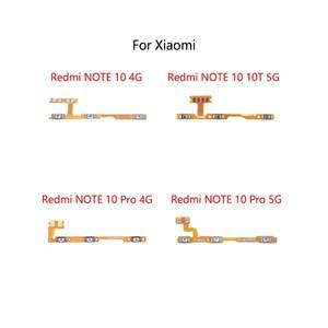 전원 버튼 스위치 볼륨 음소거 켜기/끄기 Xiaomi Redmi NOTE 10 Pro 4G 5G 용 플렉스 케이블