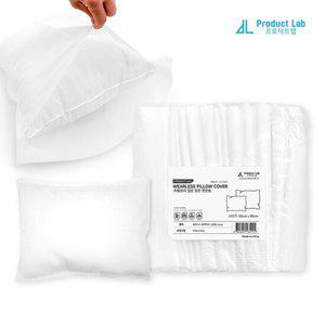 프로덕트랩 웨어리스 일회용 부직포 베개커버 시트 50x80cm 20매 1팩 병원 펜션