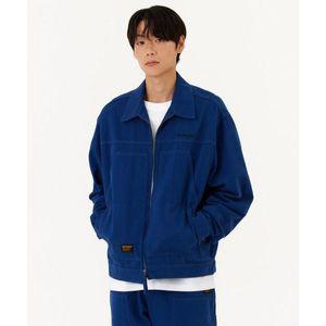 MARK GONZALES COTTON TWILL CARPENTER JACKET - BLUE Z233MJK040060