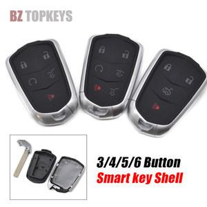 BZTOPKEYS 캐딜락 XTS CTS SRX ATS ESCALADE ESV 스마트 키리스 빈 쉘 커버 용 원격 자동차 키 케이스 교체