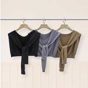 [셀러허브](창조마켓)트렌디어깨 니트 숄 숏 가디건 숄더 (S31553534)