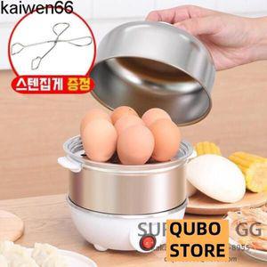 Houppe 2단 에그찜기 올 스탠 멀티 용도 7구 멀티찜기 계란마스터+스탠집개 부잣집 추천