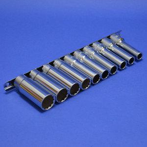 TOKU 도쿠 롱핸드소켓세트 12각 10종 12.7mm 10-22mm 94310S 롱복스알 롱소켓알