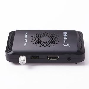 헬로박스 5 셋톱 박스 H 265 위성 TV 리시버 DVB T2 6 지지대 RJ45 와이파이 HEVC CCCAM 신