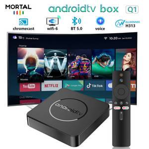 셋톱박스 Mortal Global 버전 안드로이드 14 4K HDR 스마트 TV 박스 2GB16GB 5G 듀얼 와이파이 BT52 음성 H