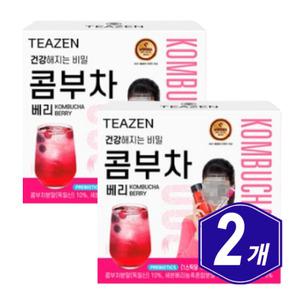 티젠 타먹는 콤부차 베리 30개입 x 2개 콤푸차 회사 사무실 운동 KOMBUCHA TEA