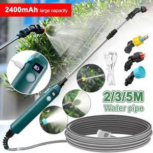 배터리 표시기가 있 2400mAh 전기 분무기 텔레스코픽 완드 잔디밭과 정원용 휴대용 스프레이 급수 핸들