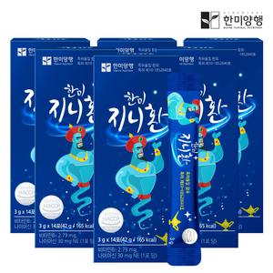 한미양행 지니환 3g x 14포 6박스(숙취해소)