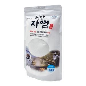 끓여만든 전통 식용 요리용 맛있는 소금 태안 자염 450g
