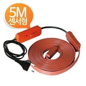 열감지 수도 얼었을 때 수도계량기 동파 동작센서 화장실 동파방지 열선 5M 파이프 한파