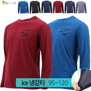 [더빅보스]R-KK쿨냉감라운드 남성 등산티 작업복 상의 쿨링 단체