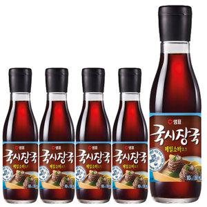 샘표 국시장국 메밀소바소스, 350ml, 5개