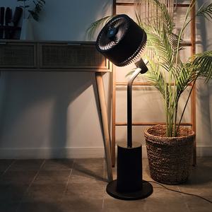 BLDC 리모컨 에어 써큘레이터 무소음 스탠드 선풍기 입체회전 LED 무드등 GS-SC2400B