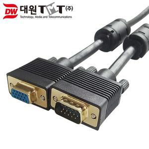 [XB47L0JP]DW RGB M F 모니터 연장 케이블 5M 영상케이블