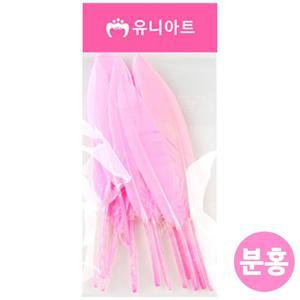 [XBI80I80]유니아트 미니 새깃털 분홍 G15 기타미술놀이