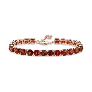 14k 26.25CT 파이로프 가넷 테니스 팔찌
