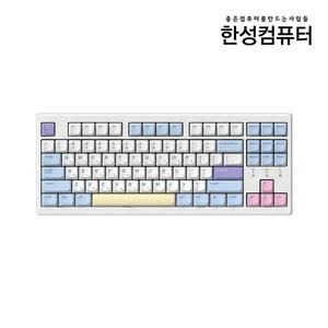 한성컴퓨터 TFG Cloud CL 유무선 기계식 코튼캔디 (브라운슈가 토독)