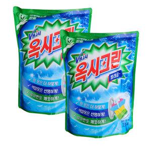 옥시크린 2.5kg 2개 표백제 대용량 세탁 가루세제
