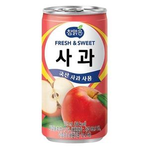 [일화] 참맑은 사과 175ml x 90캔 캔음료 음료수