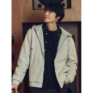 탑텐 TOPTEN 공용 에코 본딩 후드 집업_MSE4TC3901 545570