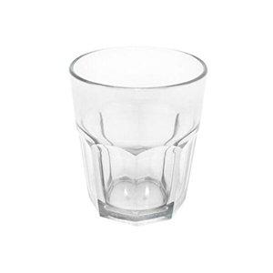 [셀러허브 1][HYIJXBEO_4B]플라스틱 팔각컵 식당컵 안깨지는 투명 270mL