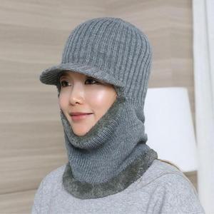 겨울 넥워머 24x38cm 털모자 남녀 그레이 비타리토