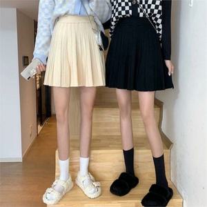[오노마] ONM 여성 허리밴딩 A라인 플리츠 주름 데일리 미니 스커트