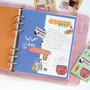 [BZJKQGWU_4B]6공 버블버블 하프 노트 다이어리 리필 속지