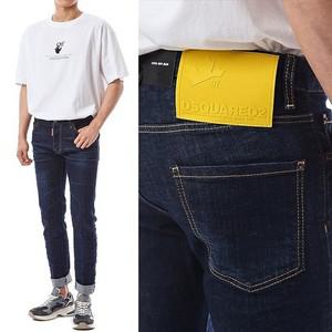 [명품] 디스퀘어드 D2 메이플 옐로우 데님패치 진청진_  71LB0875